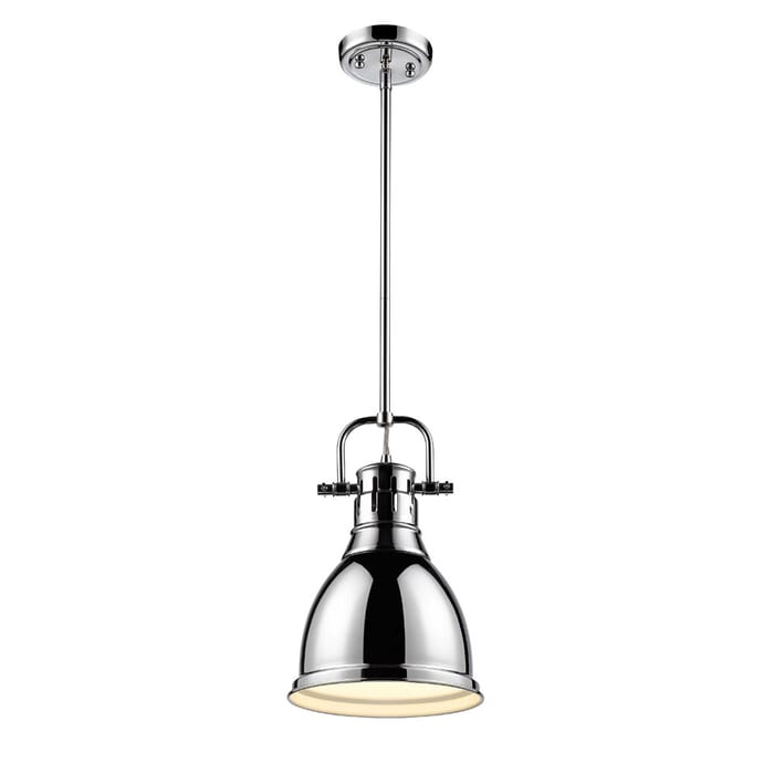 Golden Duncan 14" Mini Pendant in Chrome Golden Duncan 14" Mini Pendant in Chrome
