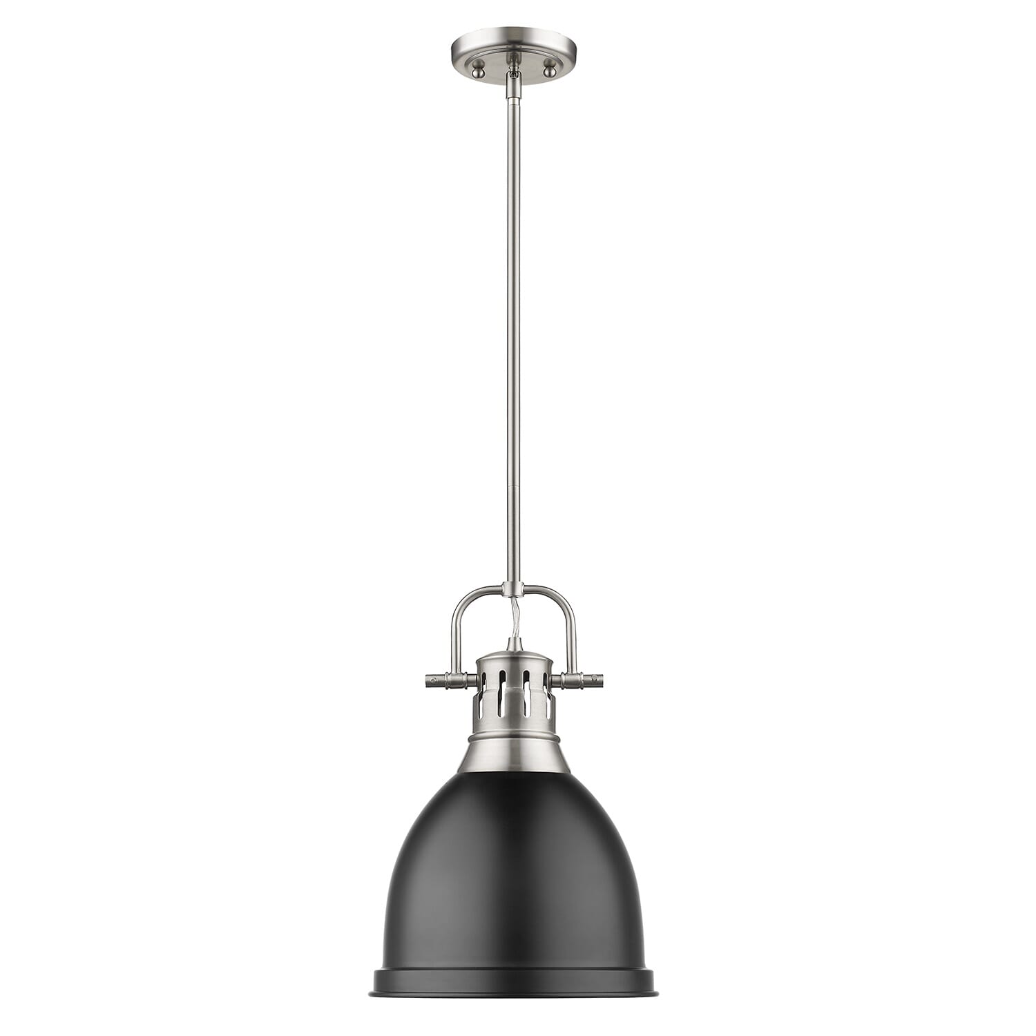 Golden Duncan 14" Mini Pendant in Pewter