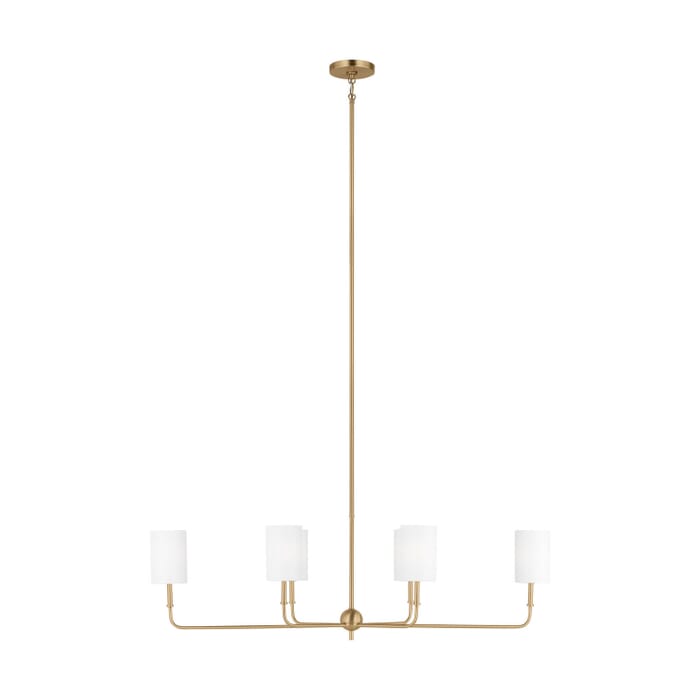 Foxdale 6-Light LED Chandelier in Satin Brass Foxdale 6-Light LED Chandelier in Satin Brass