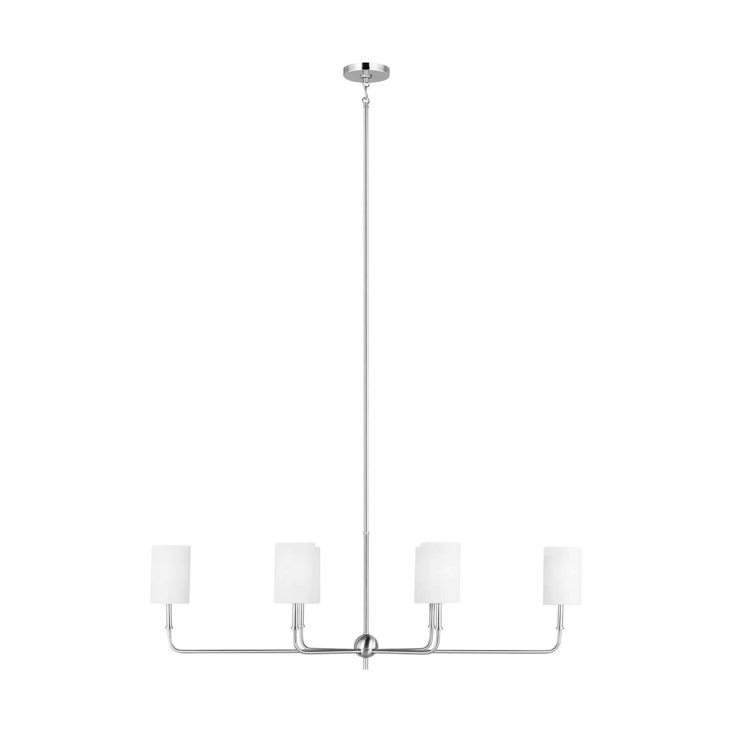 Foxdale 6-Light LED Chandelier in Brushed Nickel