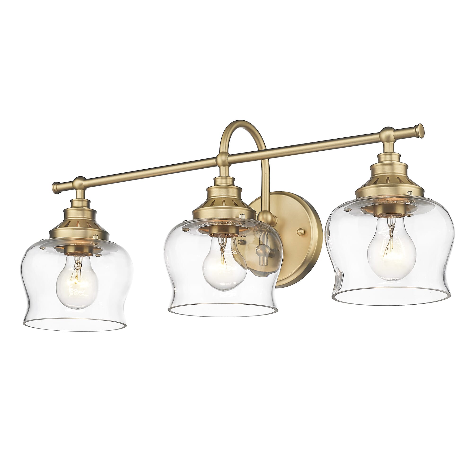 Daphne 3-Light Vanity Lighting in Brushed Champagne Bronze