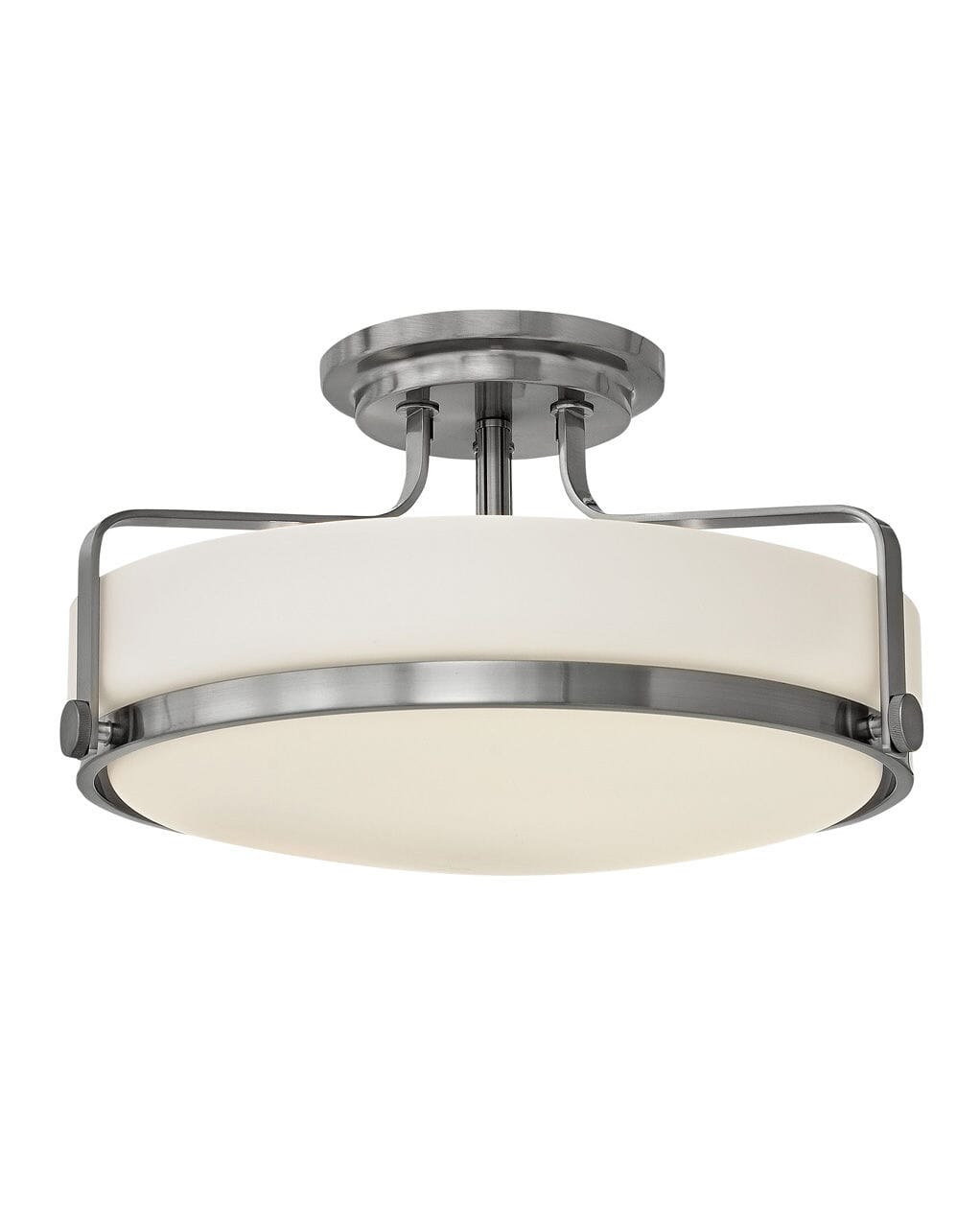 Brushed Nickel LED Flush Mount from the Harper Collection