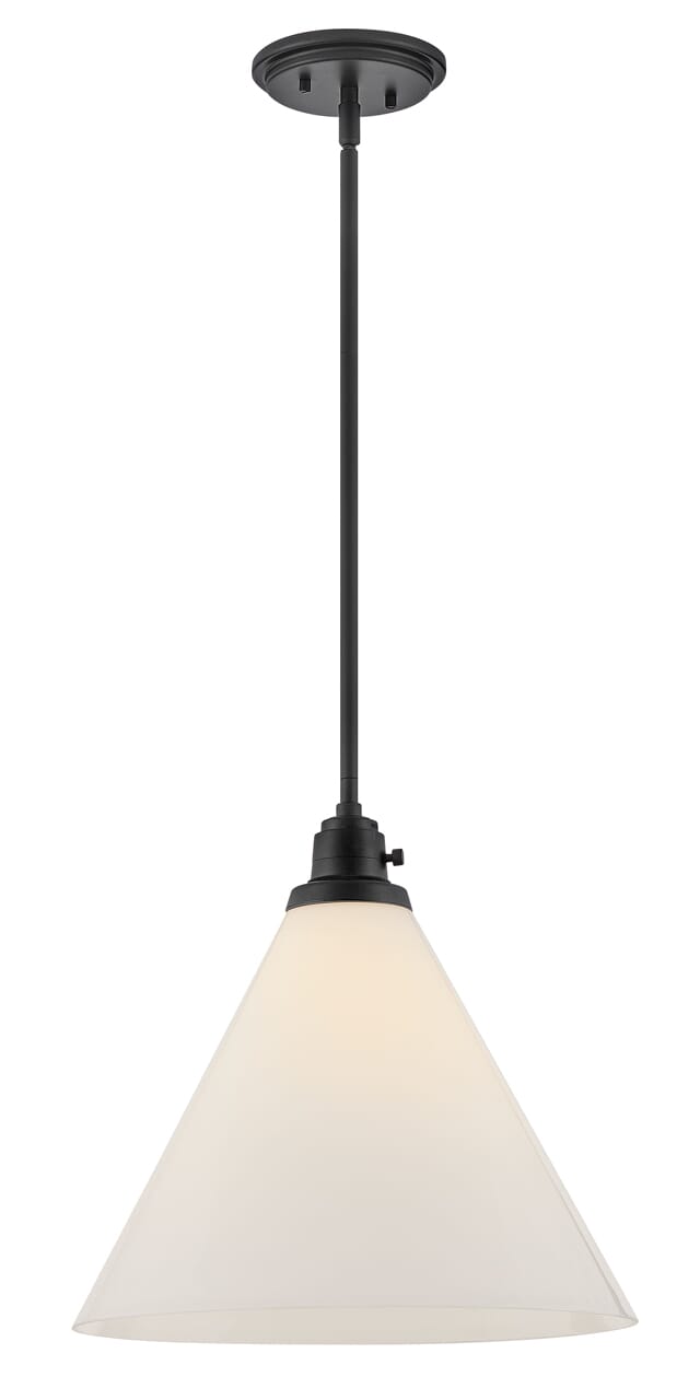 Black LED Pendant from the Arti Collection