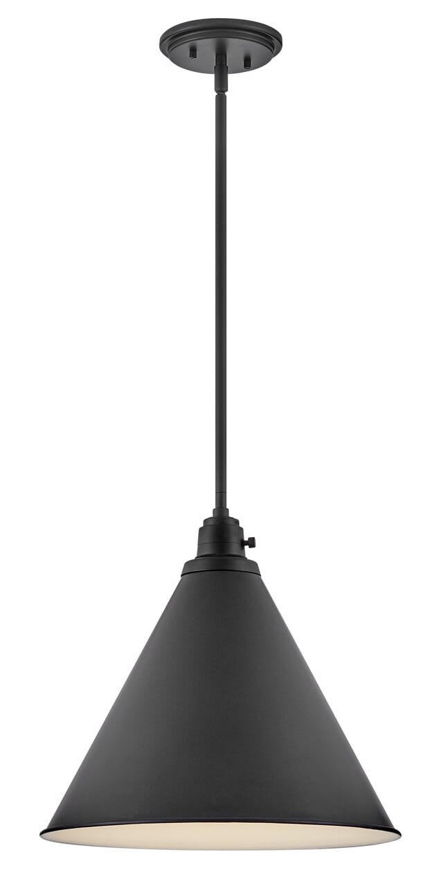 Black LED Pendant from the Arti Collection