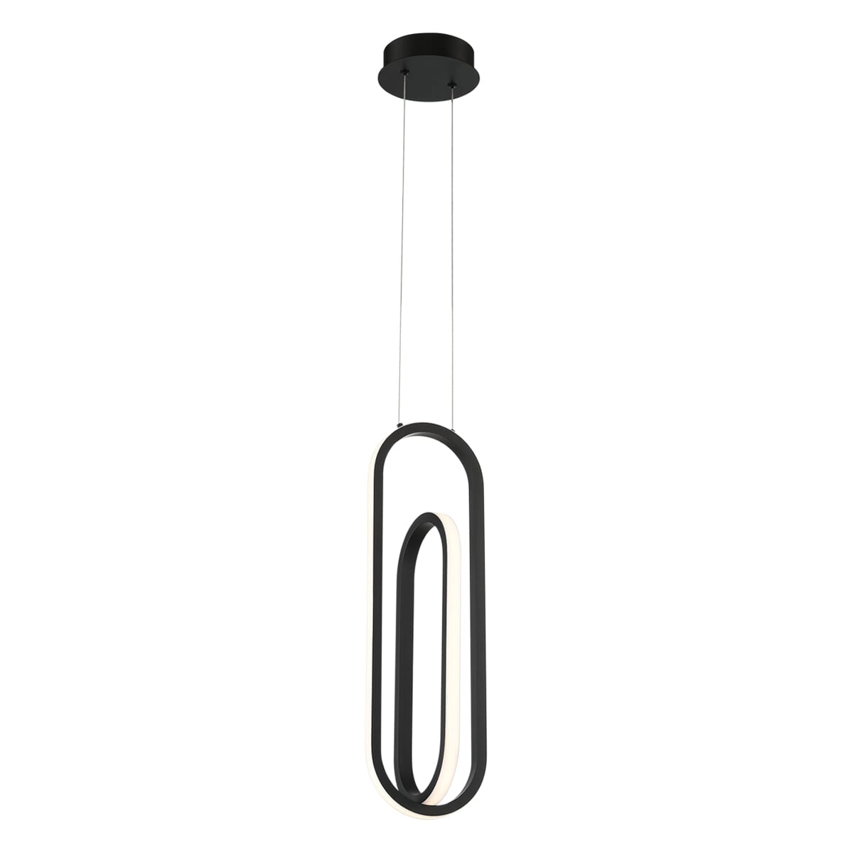 Eurofase Demark 1-Light Pendant in Black