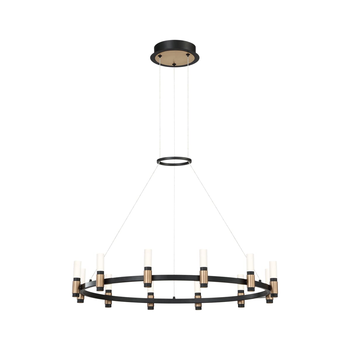 Albany 1-Light Chandelier in Black