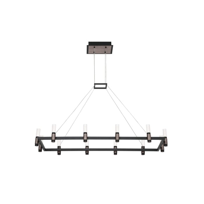 Eurofase Altamont 1-Light Chandelier in Brushed Nickel Eurofase Altamont 1-Light Chandelier in Brushed Nickel