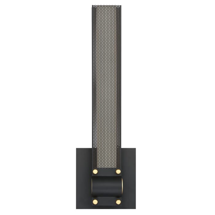 Admiral 1-Light LED Wall Sconce in Matte Black With Gold Admiral 1-Light LED Wall Sconce in Matte Black With Gold