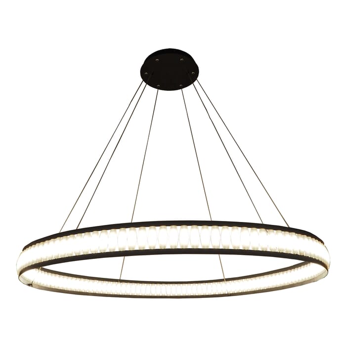 Eurofase Forster 1-Light Chandelier in Black Eurofase Forster 1-Light Chandelier in Black