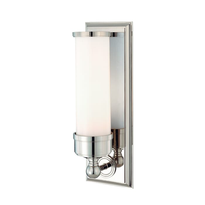 Hudson Valley Everett 5" Bathroom Vanity Light in Polished Nickel Hudson Valley Everett 5" Bathroom Vanity Light in Polished Nickel