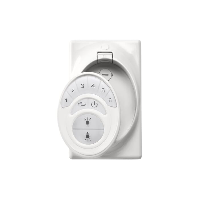 Kichler Lighting 5.5" 6 Speed Transmitter in White Kichler Lighting 5.5" 6 Speed Transmitter in White