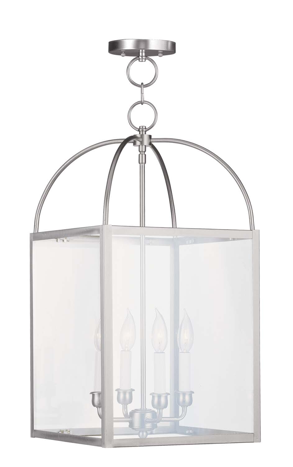 Milford 4-Light Pendant in Brushed Nickel
