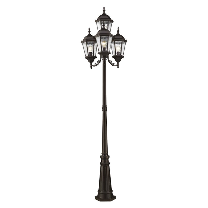 Four Light Outdoor Post Mount Four Light Outdoor Post Mount