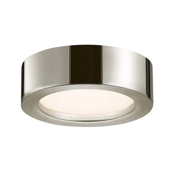 Sonneman Puck Slim LED 8" Flush Mount in Polished Nickel Sonneman Puck Slim LED 8" Flush Mount in Polished Nickel