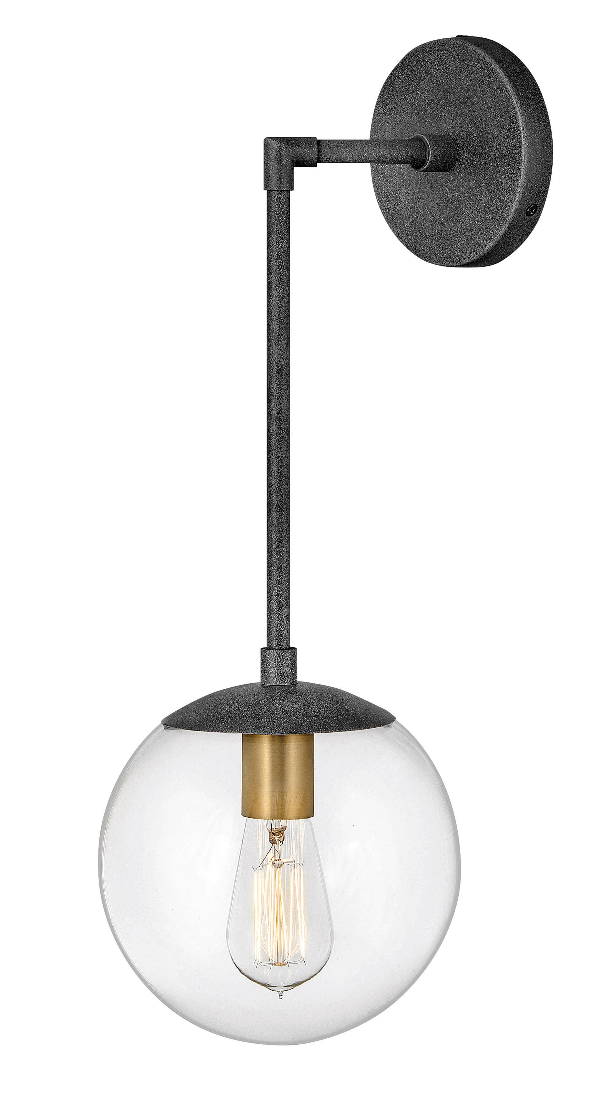 Aged Zinc LED Pendant from the Warby Collection