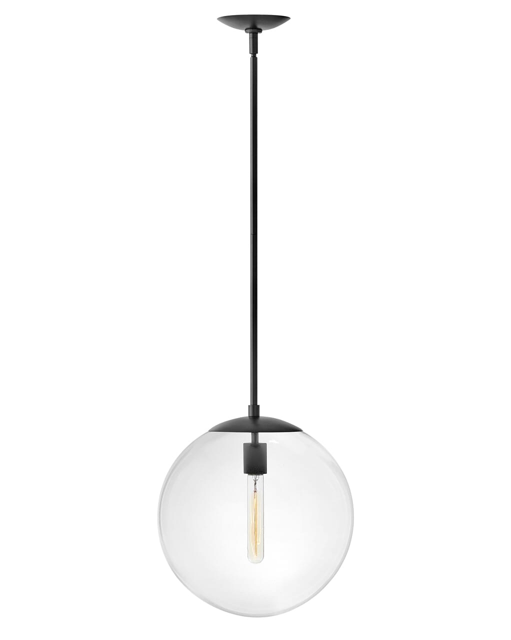 Warby 1-Light Pendant In Black