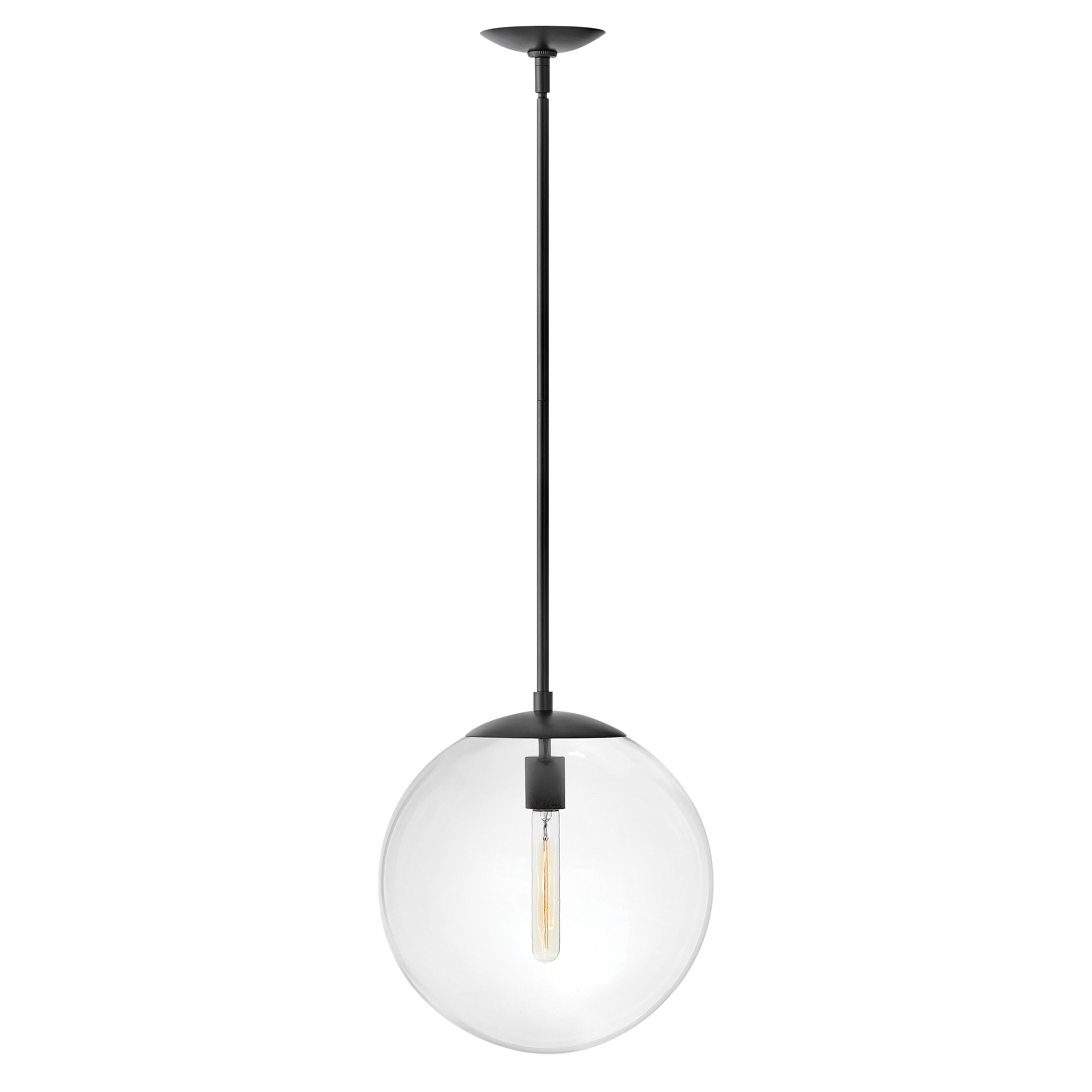 Black LED Pendant from the Warby Collection