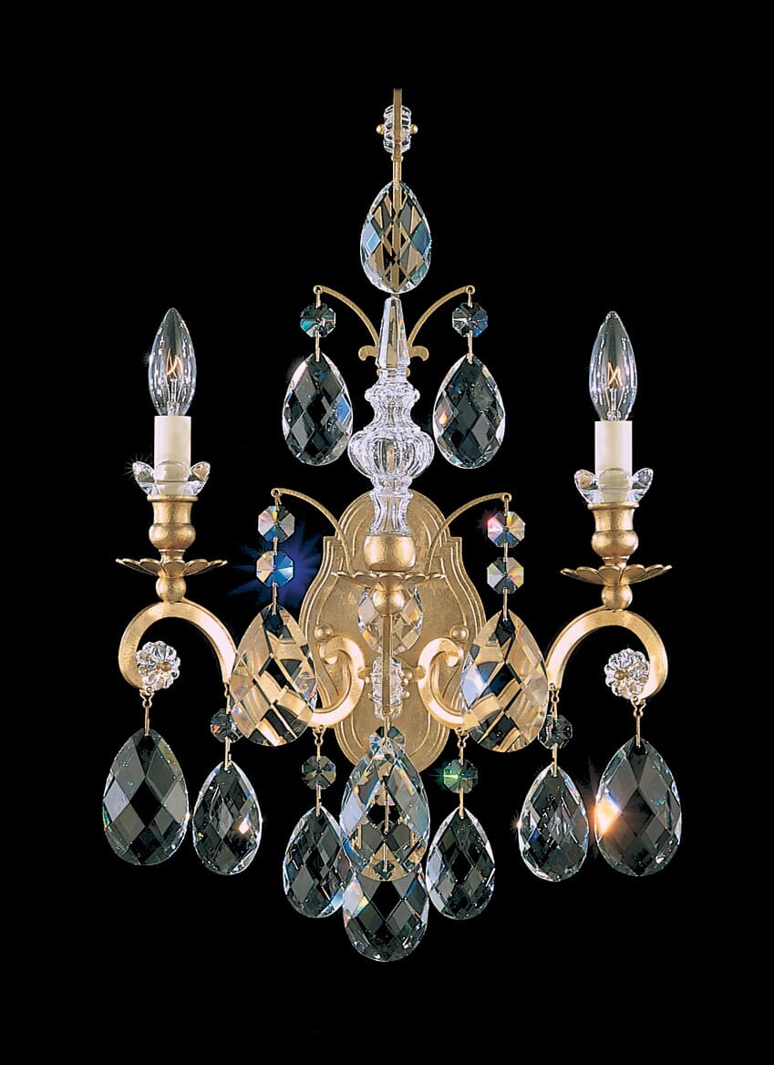 Renaissance 2-Light Wall Sconce in Antique Silver