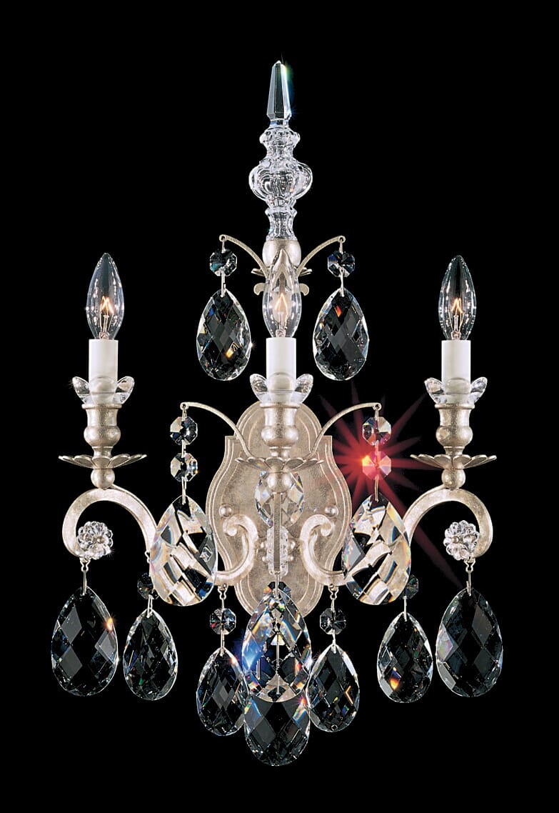 Renaissance 3-Light Wall Sconce in French Gold