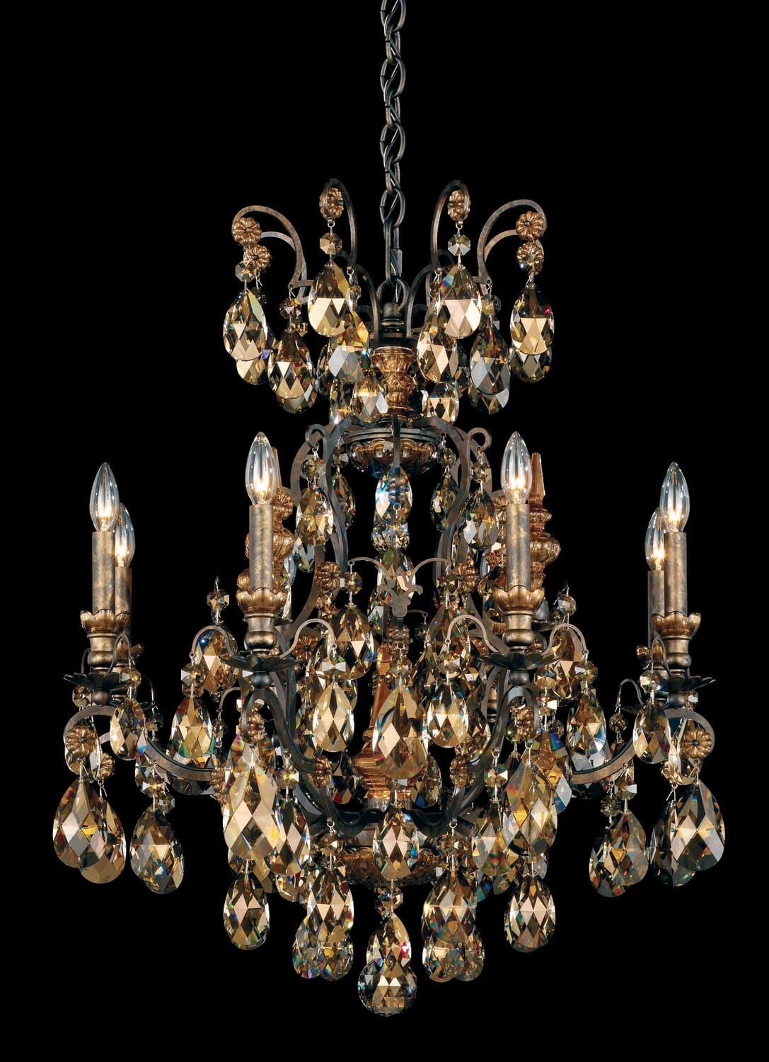 Renaissance 8-Light Chandelier in Heirloom Bronze