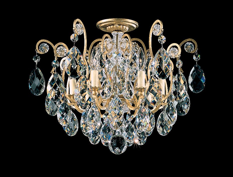 Renaissance 6-Light Semi-Flush Ceiling Light in Heirloom Bronze