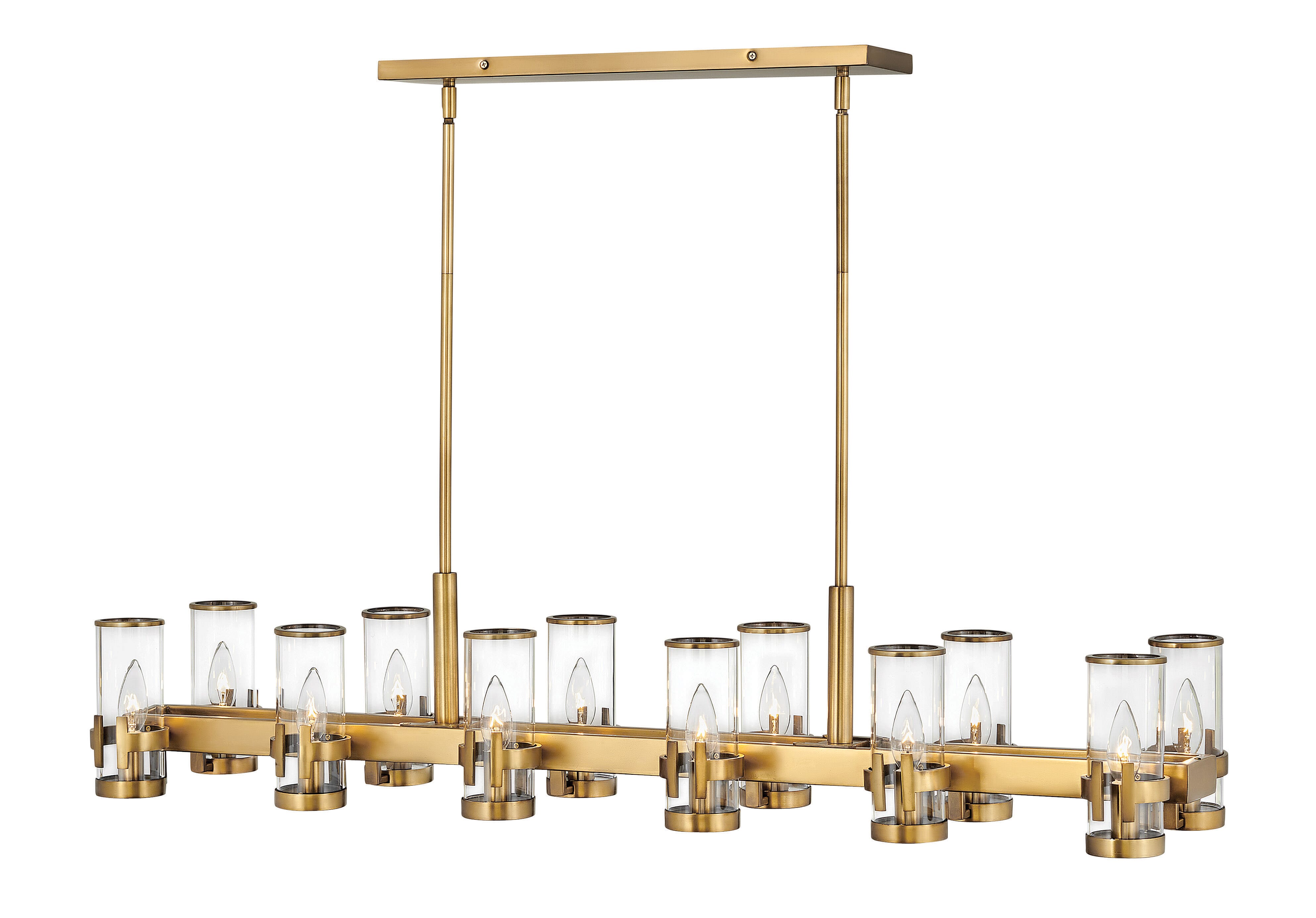 Heritage Brass LED Chandelier from the Reeve Collection