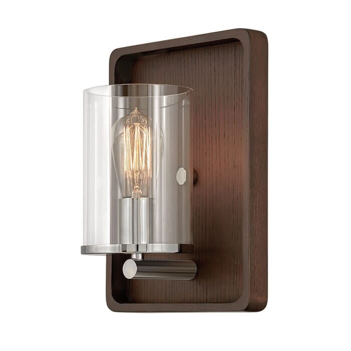 Hinkley Eton 12" Wall Sconce in Dark Walnut Hinkley Eton 12" Wall Sconce in Dark Walnut