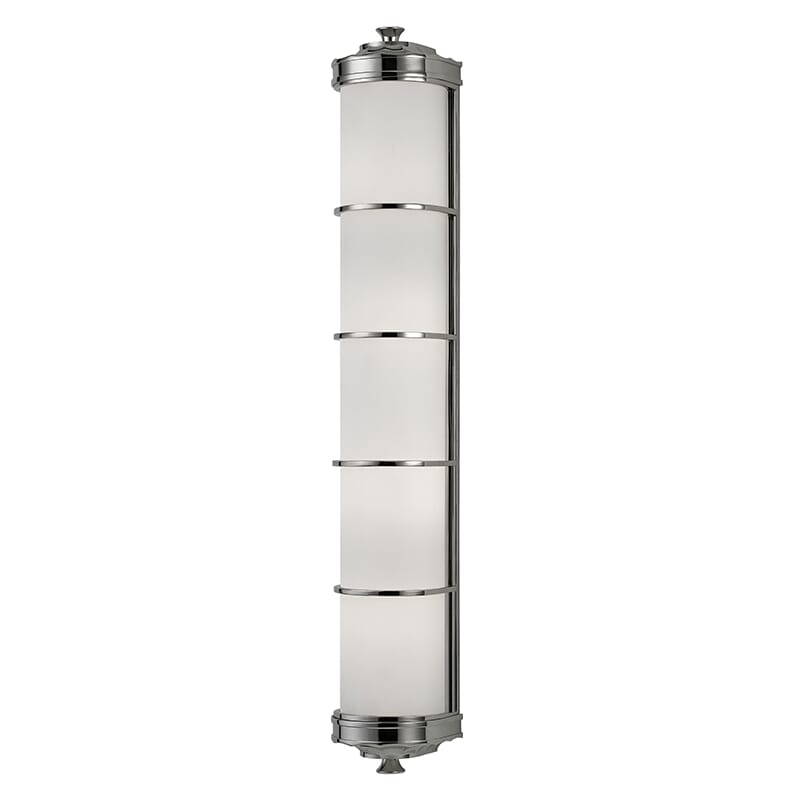 Albany 4-Light 5" Bathroom Vanity Light in Polished Nickel