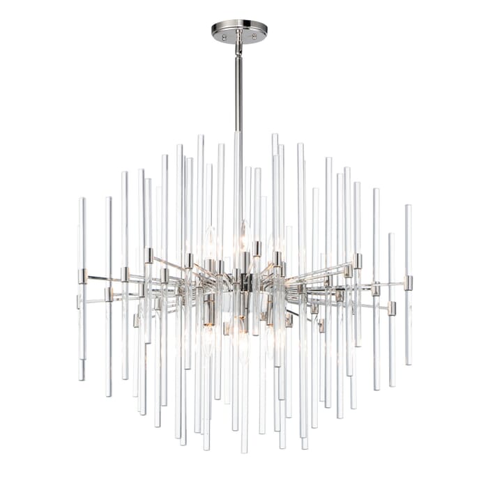 Divine 8-Light Pendant in Polished Nickel Divine 8-Light Pendant in Polished Nickel