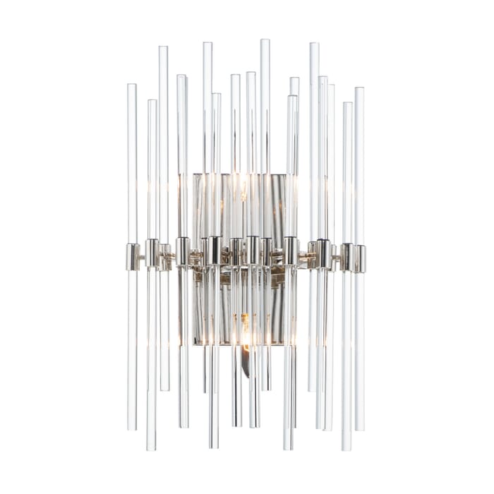 Divine 2-Light Wall Sconce in Polished Nickel Divine 2-Light Wall Sconce in Polished Nickel