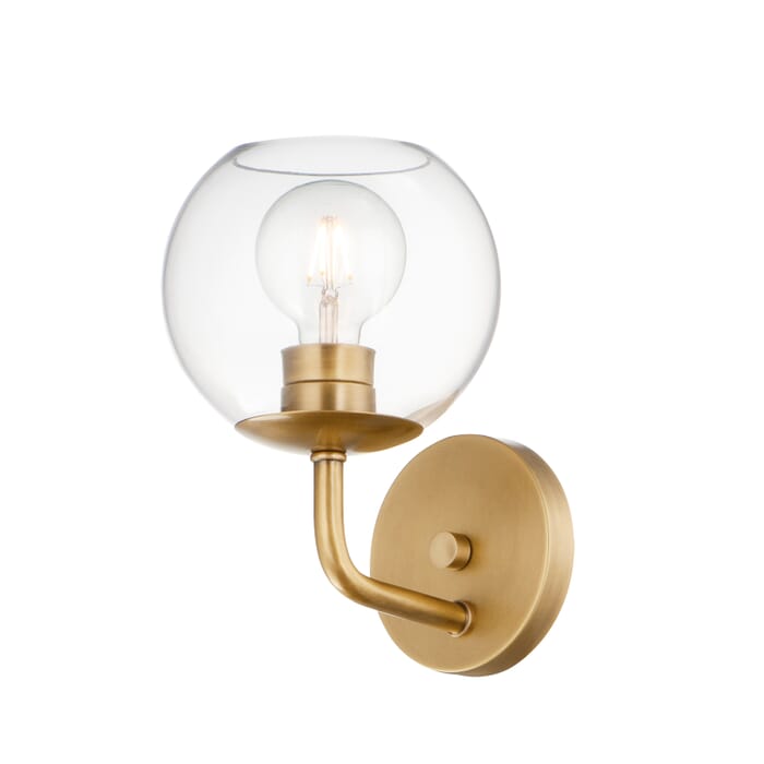 Maxim Branch Wall Sconce in Natural Aged Brass Maxim Branch Wall Sconce in Natural Aged Brass