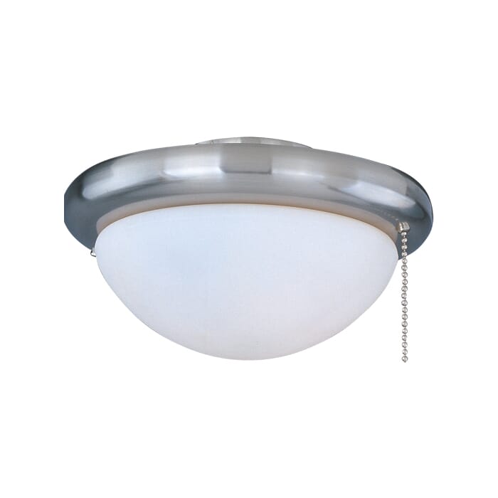 Fan Light Kits 1-Light Ceiling Fan Light Kit Light Kit in Satin Nickel Fan Light Kits 1-Light Ceiling Fan Light Kit Light Kit in Satin Nickel
