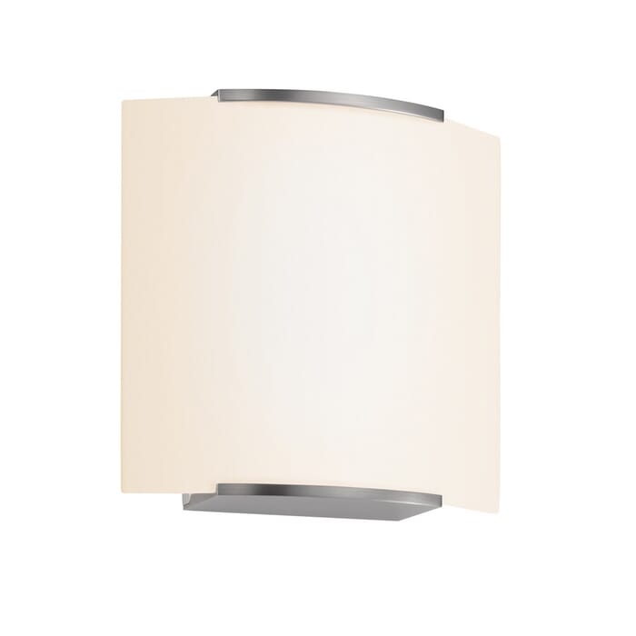 Sonneman Wave 7.75" 2-Light Square Wall Sconce in Satin Nickel Sonneman Wave 7.75" 2-Light Square Wall Sconce in Satin Nickel