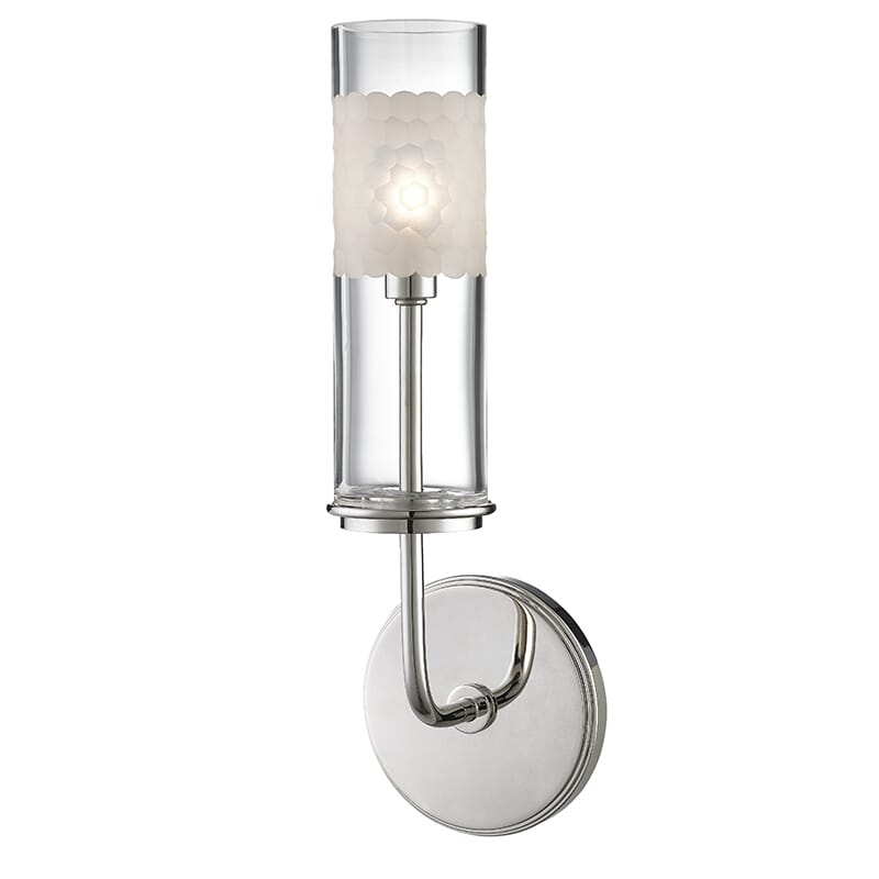 Wentworth 14" Wall Sconce in Polished Nickel