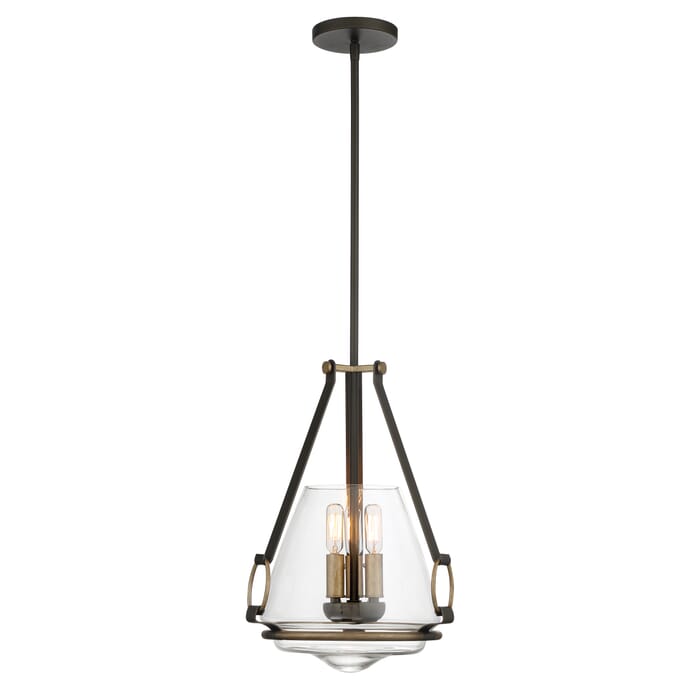 Minka Lavery Eden Valley 3-Light Ceiling Light in Smoked Iron with Aged Gold Minka Lavery Eden Valley 3-Light Ceiling Light in Smoked Iron with Aged Gold