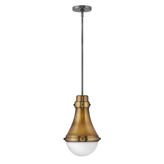 Hinkley Oliver Pendant Light in Heritage Brass Hinkley Oliver Pendant Light in Heritage Brass
