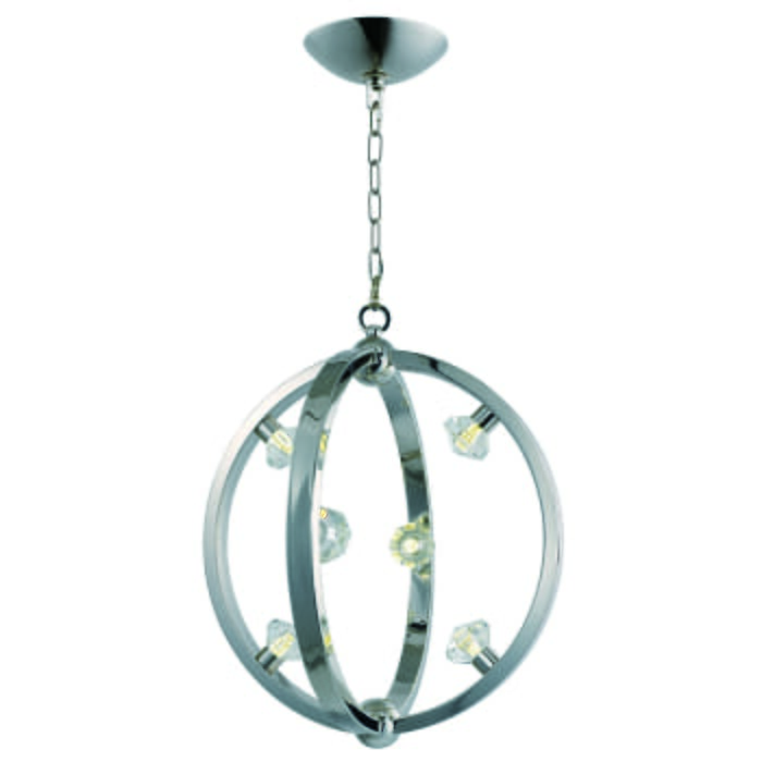 Maxim Lighting Equinox 18" LED 6-Light Pendant in Polished Nickel Maxim Lighting Equinox 18" LED 6-Light Pendant in Polished Nickel