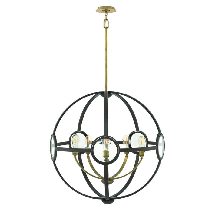 Hinkley Fulham 5-Light Single Tier Chandelier in Buckeye Bronze Hinkley Fulham 5-Light Single Tier Chandelier in Buckeye Bronze