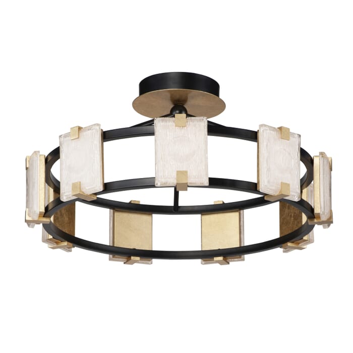 Maxim Lighting Radiant LED 9-Light Ceiling Light in Black/Gold Leaf Maxim Lighting Radiant LED 9-Light Ceiling Light in Black/Gold Leaf