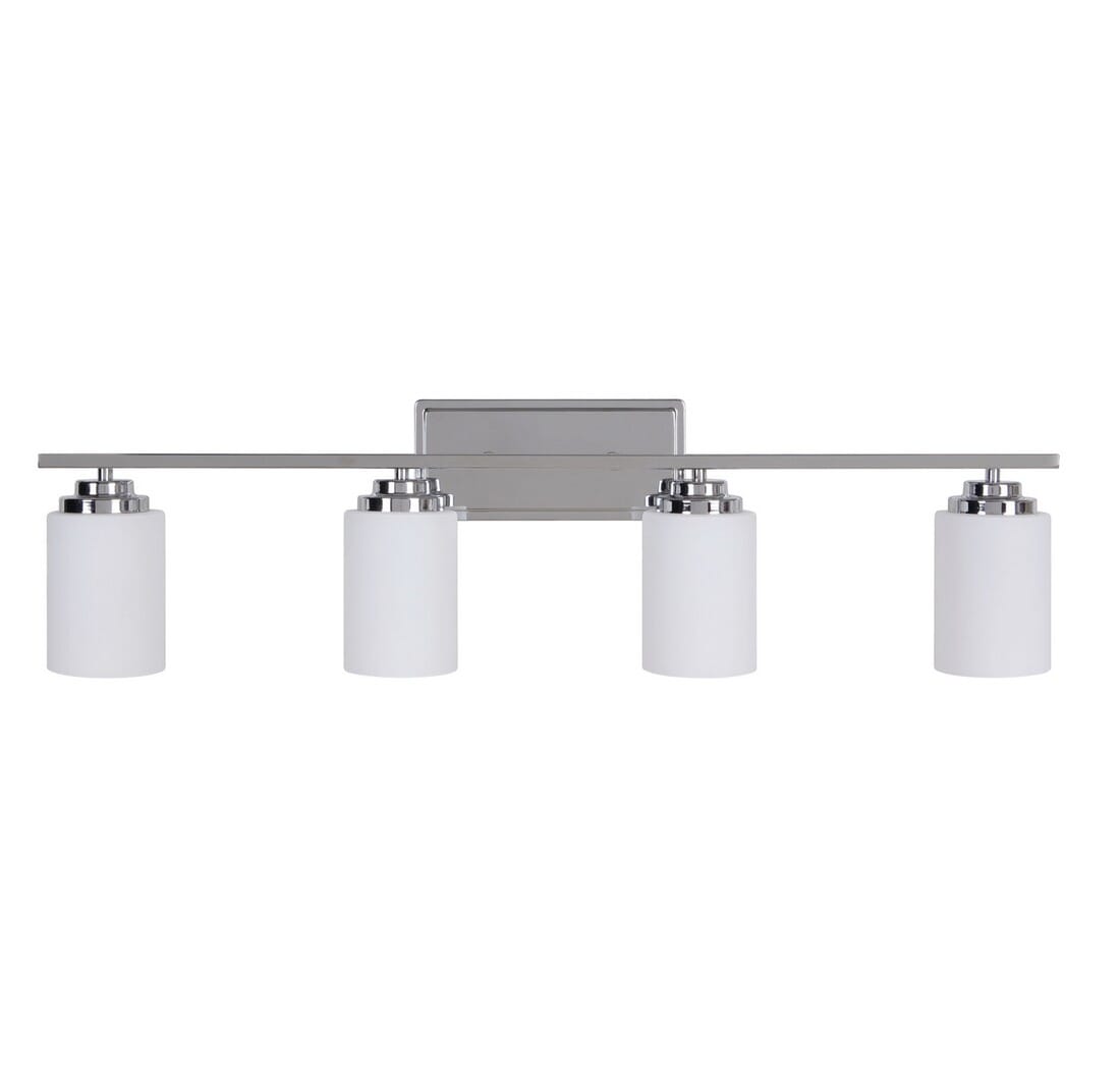 Albany 4-Light Bathroom Vanity Light in Chrome