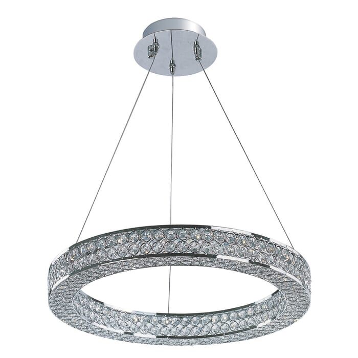 Maxim Lighting Eternity 19.5" LED Entry Foyer Pendant in Polished Chrome Maxim Lighting Eternity 19.5" LED Entry Foyer Pendant in Polished Chrome