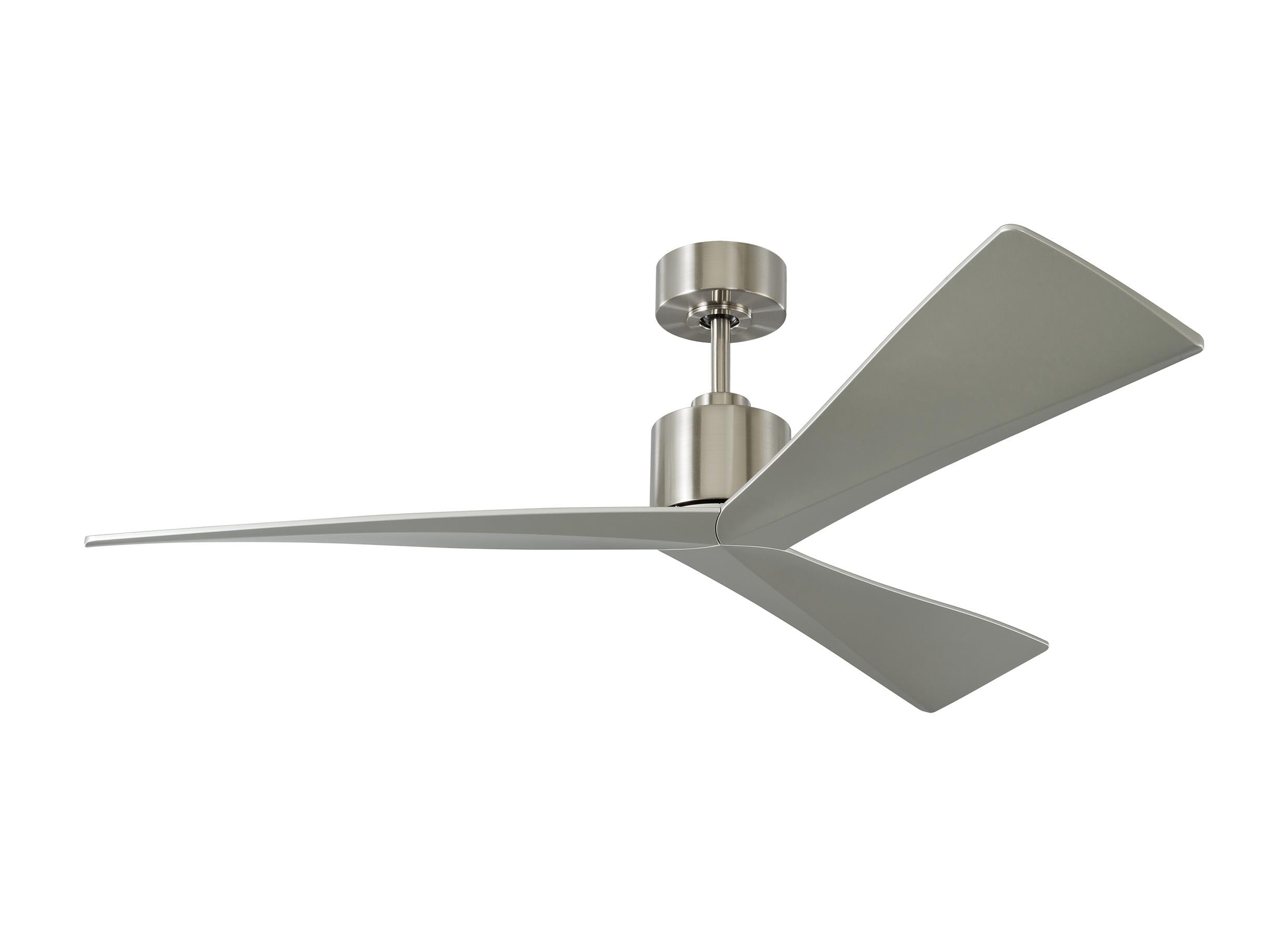 Adler 52" Ceiling Fan in Brushed Steel