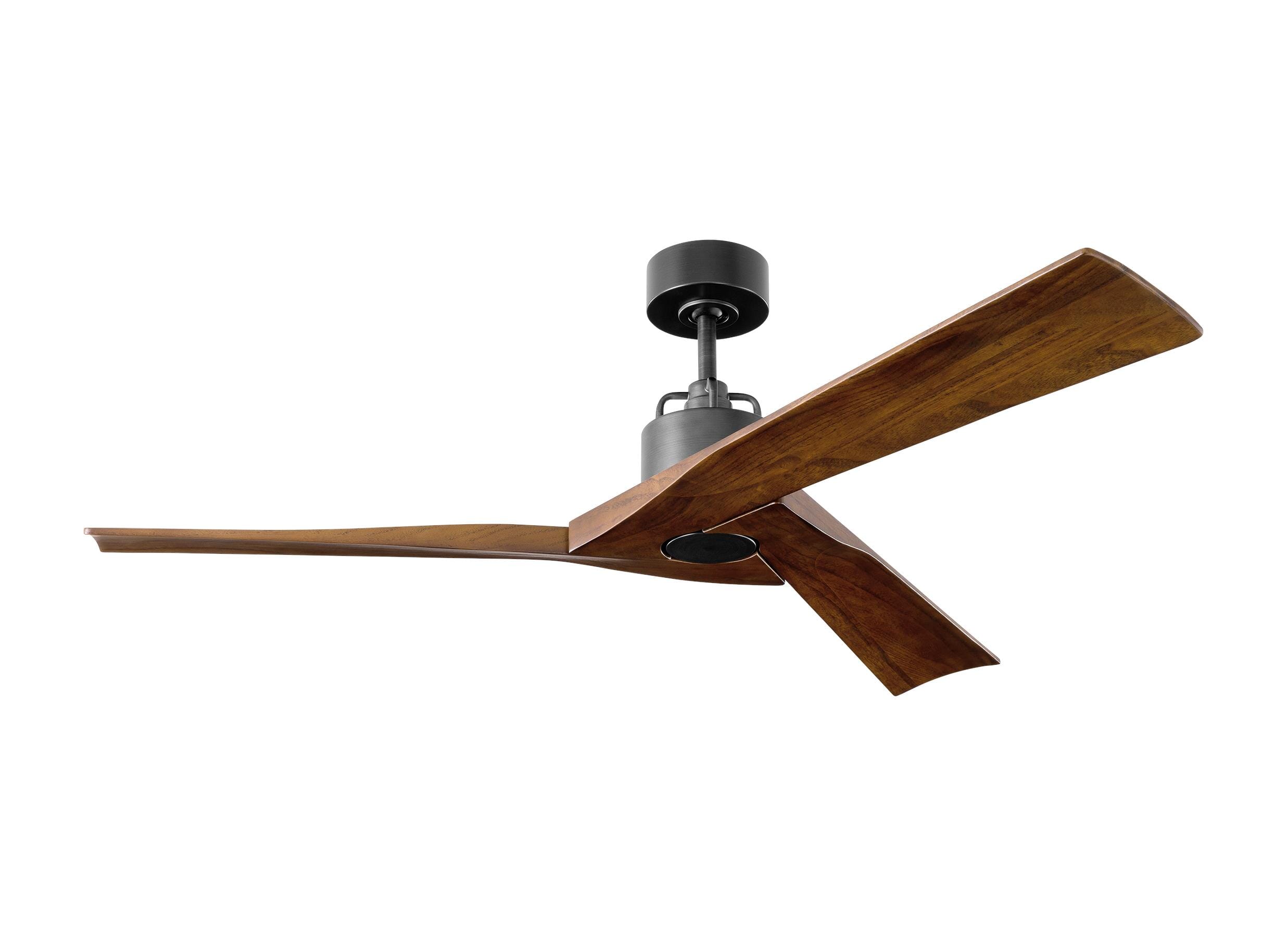 Alma 52" Smart Ceiling Fan in Aged Pewter