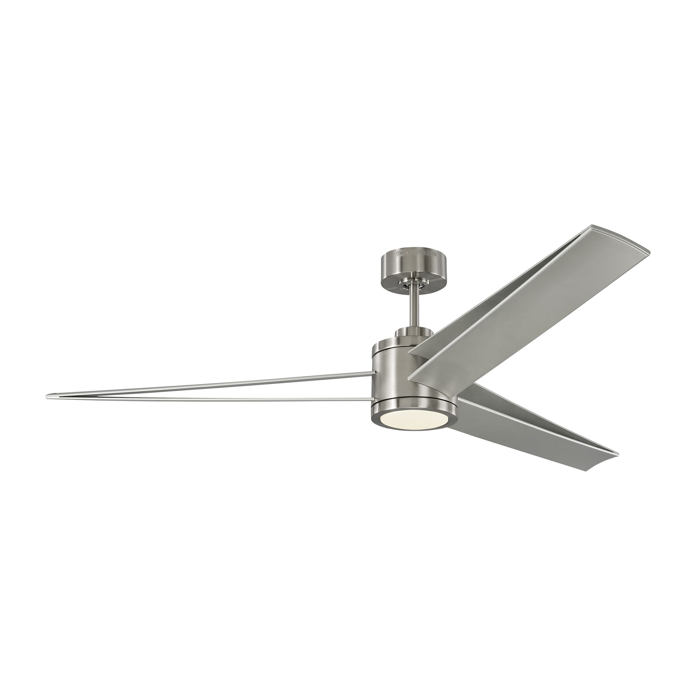 Armstrong 60" Indoor Ceiling Fan in Brushed Steel