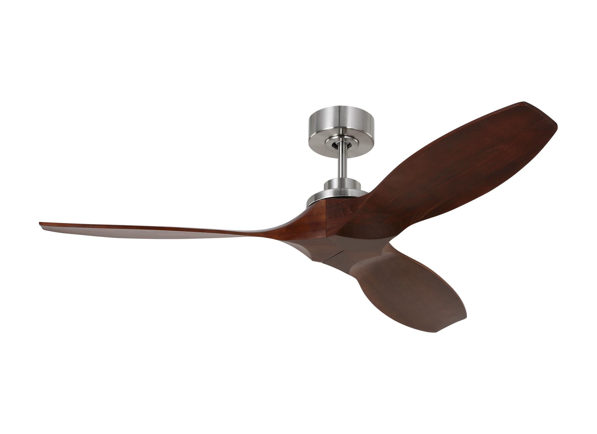 Collins Smart 52" Ceiling Fan in Brushed Steel