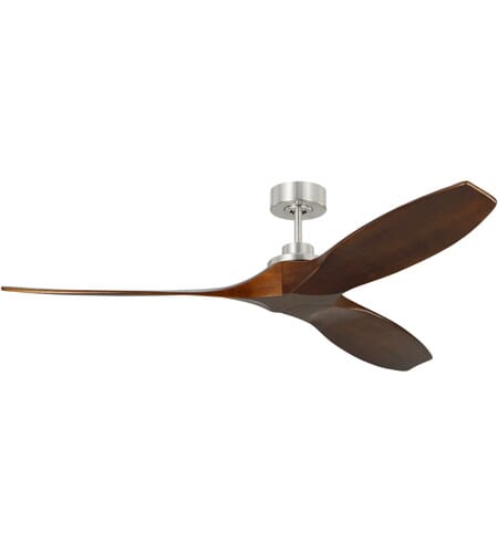 Collins Smart 60" Indoor/Outdoor Ceiling Fan in Brushed Steel