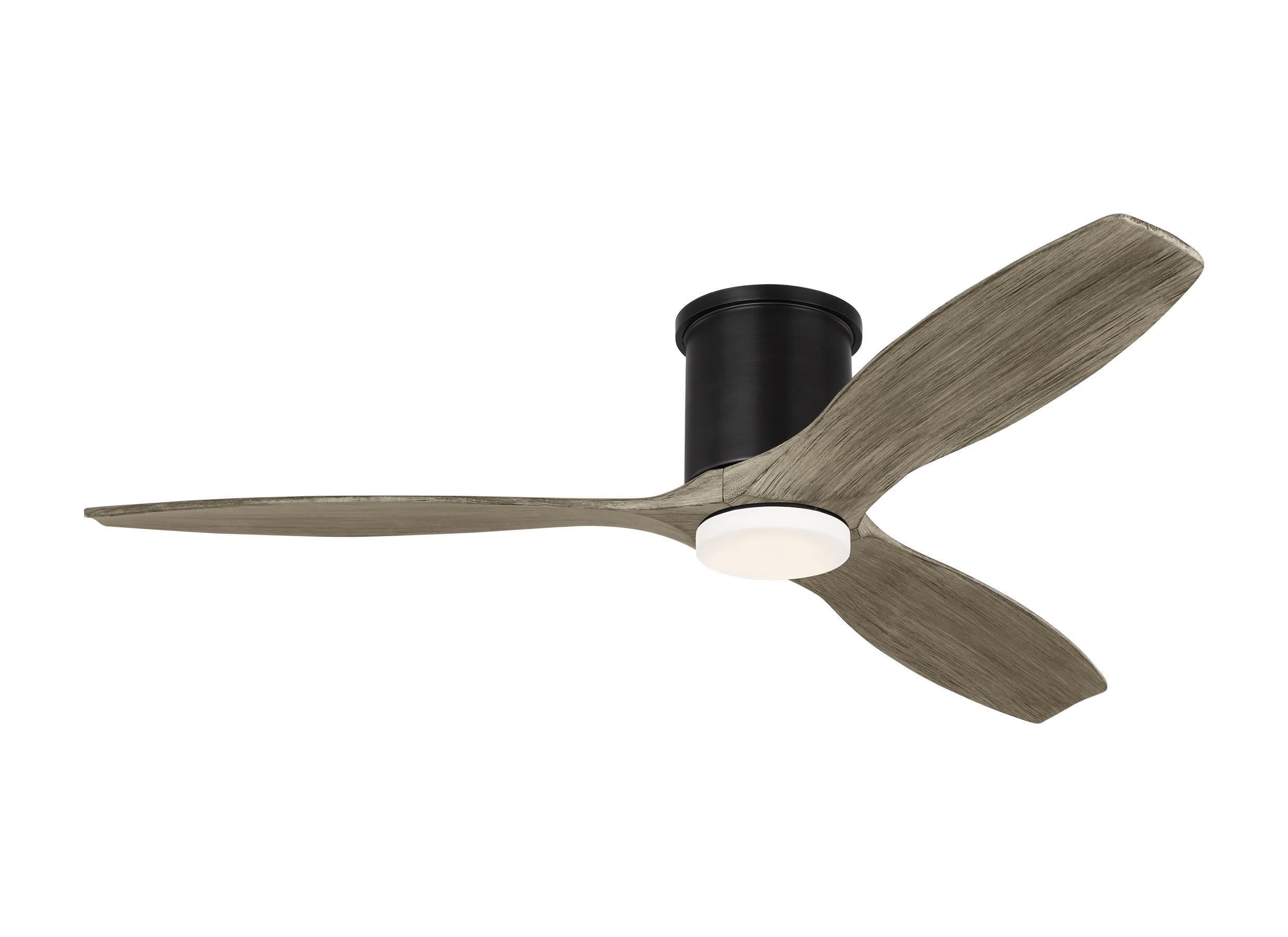 Collins Smart Hugger LED 52" Ceiling Fan in Aged Pewter