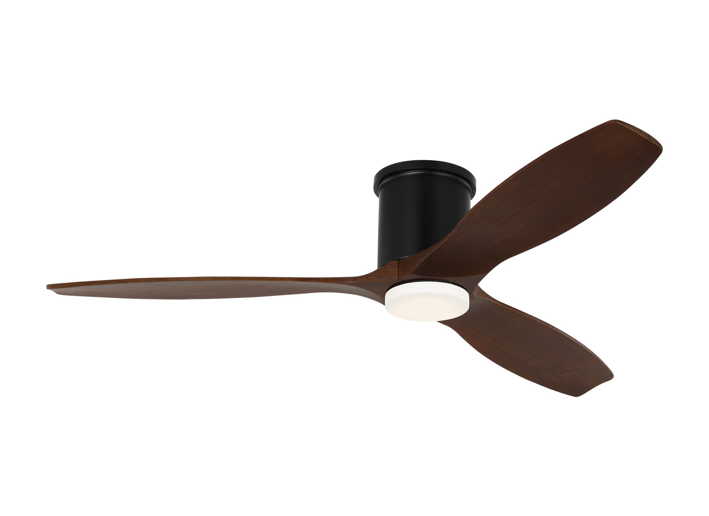 Collins Smart Hugger LED 52" Ceiling Fan in Midnight Black