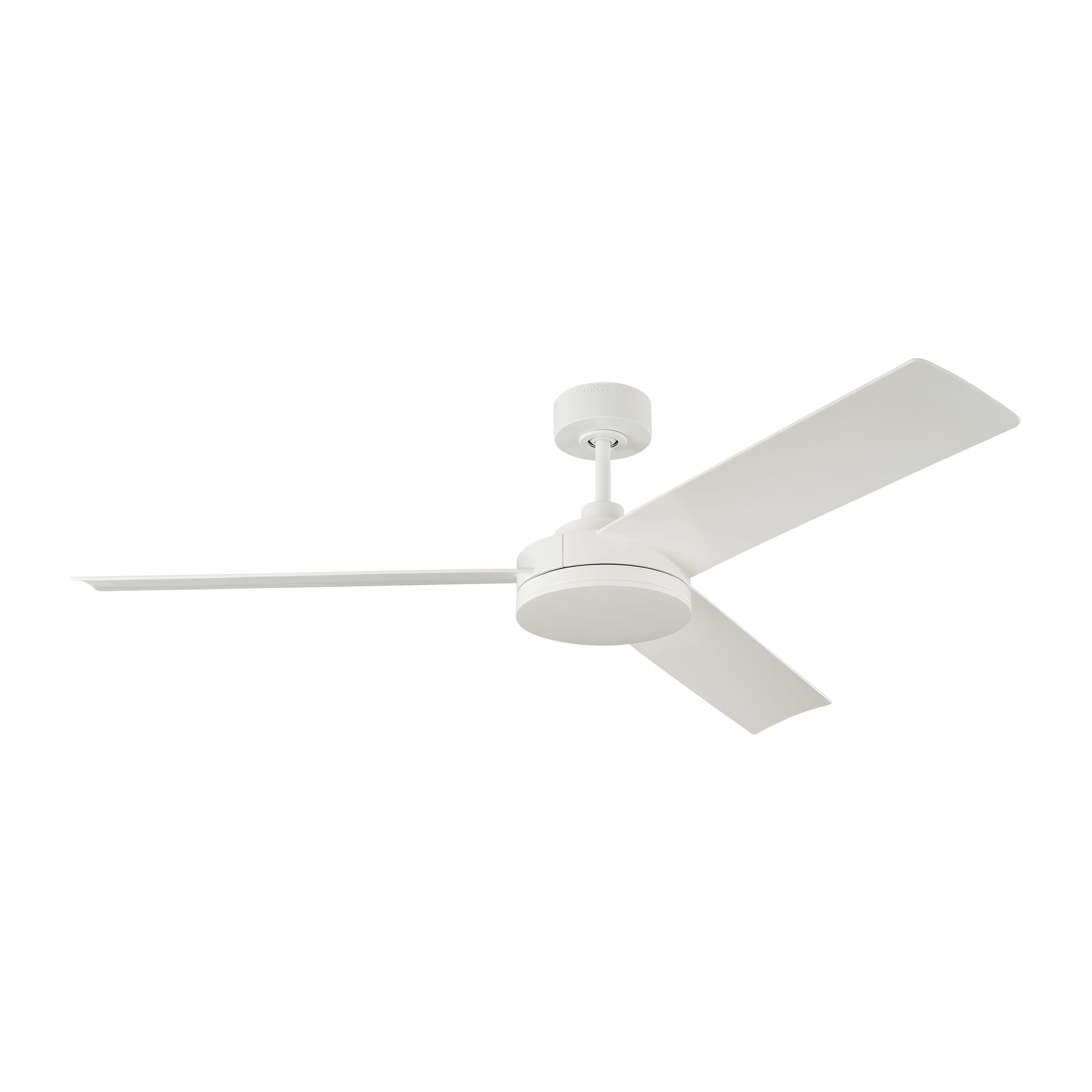 LED Cirque 56" Indoor Ceiling Fan in Matte White