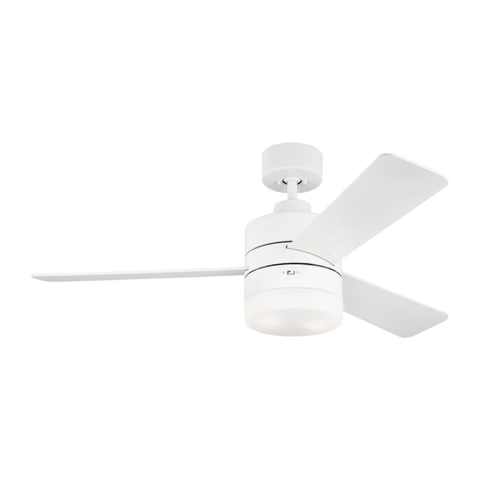 Era 2-Light 44in Ceiling Fan in Matte White Era 2-Light 44in Ceiling Fan in Matte White
